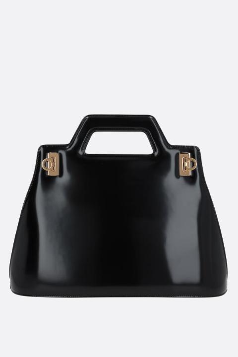 ����䷹��󰡸� ��󰡸� NB26 ���� ����� Wanda medium brushed leather handbag 213961 001WANDAMBLACK