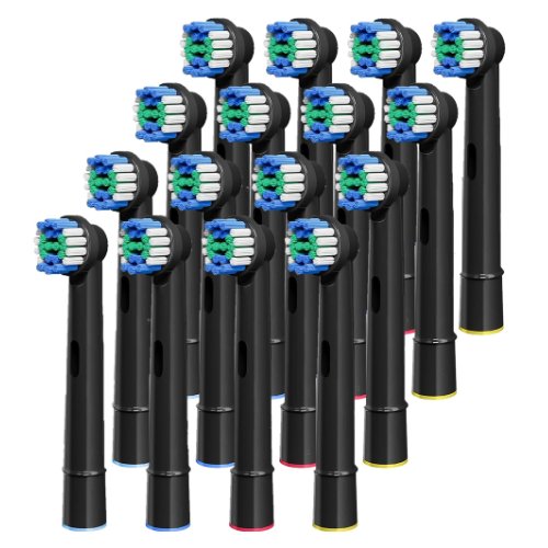 오랄비 호환 블랙 칫솔모 (16개)_이미지