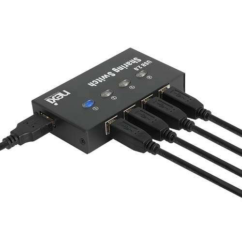 리버네트워크 NEXI 4:1 USB 2.0 수동 선택기 (NX-U241S)_이미지