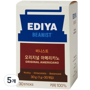 비니스트 오리지널 원두커피믹스 1g 30개입 5개