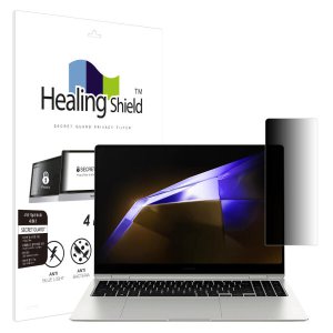 폰트리 힐링쉴드 삼성전자 갤럭시북4 프로 360 NT960QGQ NT960QGK 액정보호필름 (SNS 메신저 사이드 프라이버시)_이미지