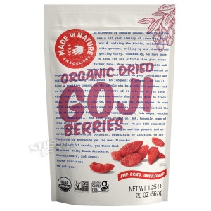 ���̵��γ���ó ������ ���� �������� �� ������ 567g MADE IN NATURE ORGANIC SUN DRIED GOJI BERRIES