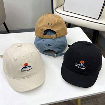 남성 자수 디자인 외출 패션 숏챙 볼캡 남자 WFI<b>8710</b>
