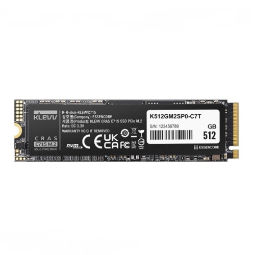 [�ʰ��� NVMe] ESSENCORE KLEVV CRAS C715 M.2 NVMe (512GB)