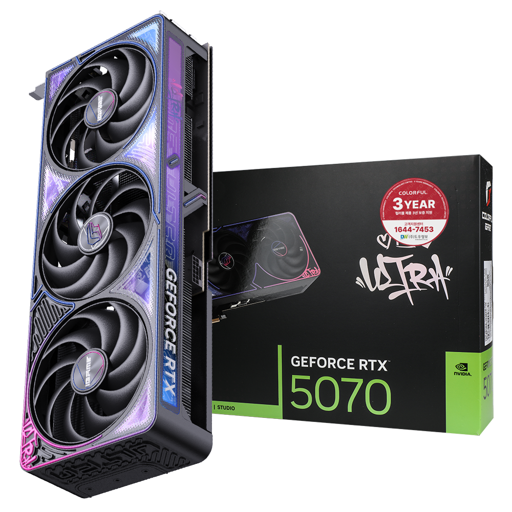 지포스 RTX 5070 ULTRA OC D7 12GB 도우정보