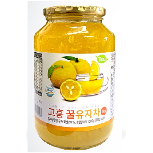 구일종합식품 하이네 고흥 꿀 유자차 1kg (2개)_이미지