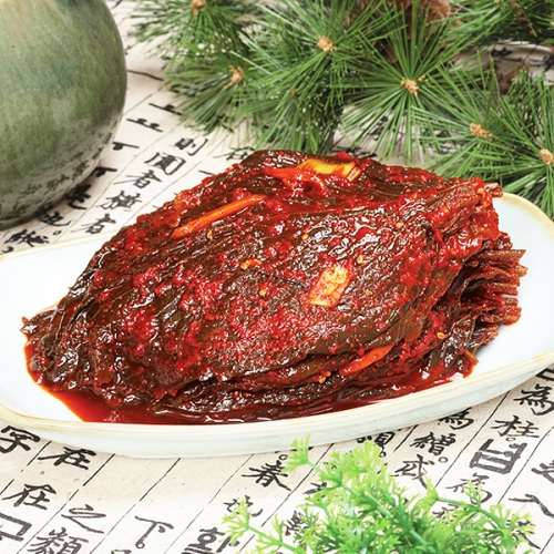 영유통 전통 고추장 깻잎장아찌 양념 100 국내산/맛있는밑반찬파는곳 절임무침_이미지