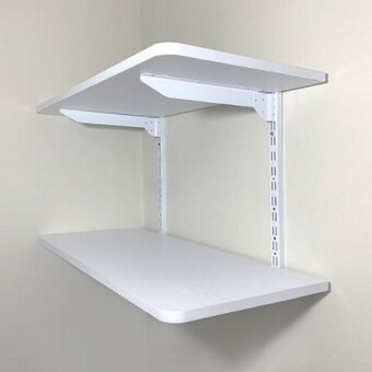 삼덕 하드웰 철제 시스템 2단 <b>벽</b> <b>선반</b> 높이 60cm
