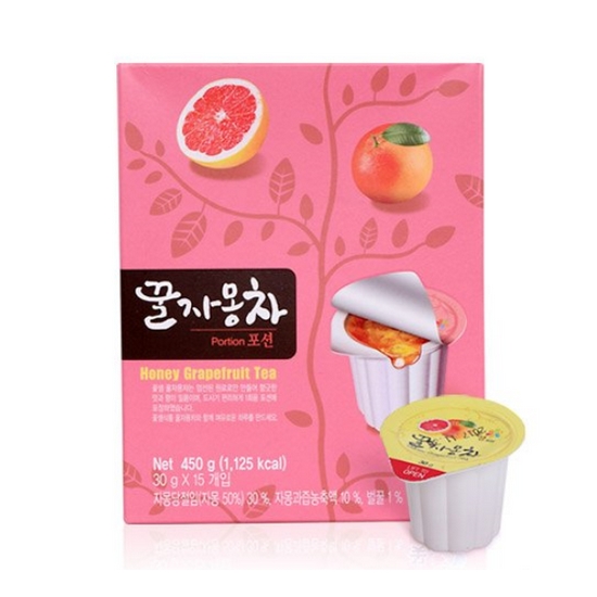 꽃샘식품 꿀자몽차 포션 15T (1개)_이미지