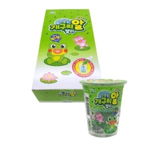 연못속 개구리알젤리 청포도맛 8개입 1통 액체젤리