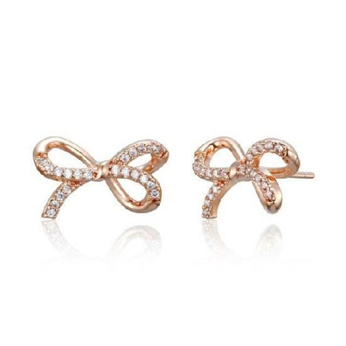 끄란느 14K GF 언발 리본 귀걸이 C24EGF226_이미지