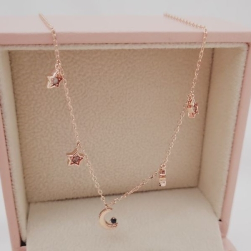 14K 달별딸랑이 발찌 2.2g HIJ10884_이미지