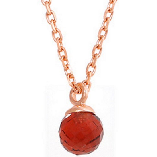 OST 행운의 물방울 천연원석 가넷 목걸이 OTN218T21QPD