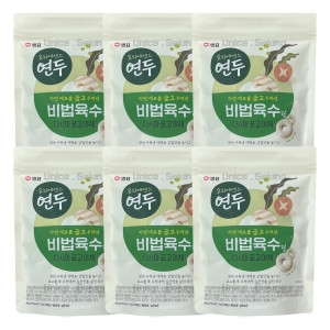 샘표 연두링 다시마표고야채 80g(4gx20입) (6개)_이미지