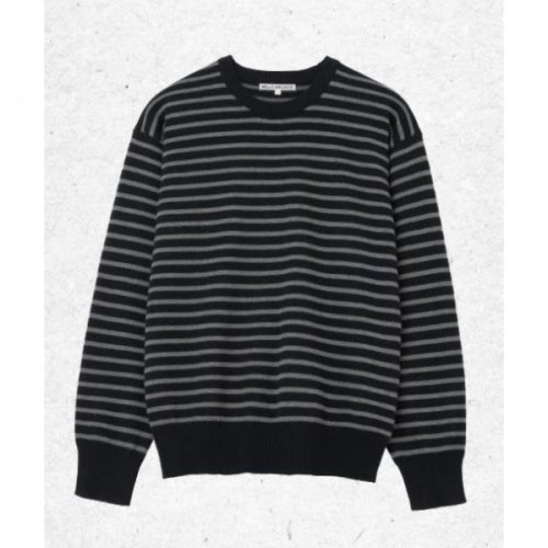 아카이브 ltgt 밀로 MILLO ARCHIVE 닉슨 스트라이프 니트 블랙 ML662TBK 1345366