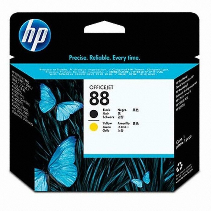 HP 정품 88 (C9381A) 검정 + 노랑 헤드이미지입니다. 누르면 해당 게시물로 새창이동합니다.