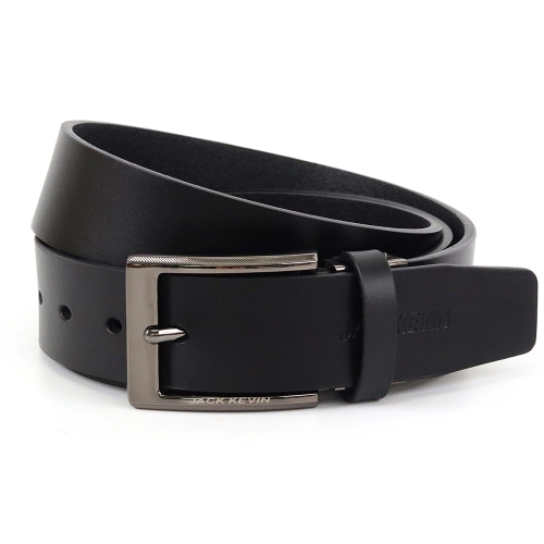 잭케빈 남성용 통가죽 롱벨트 JK-KP401 블랙 129134cm_이미지