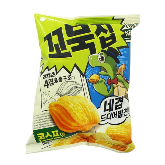 오리온 꼬북칩 콘스프맛 65g (8개)