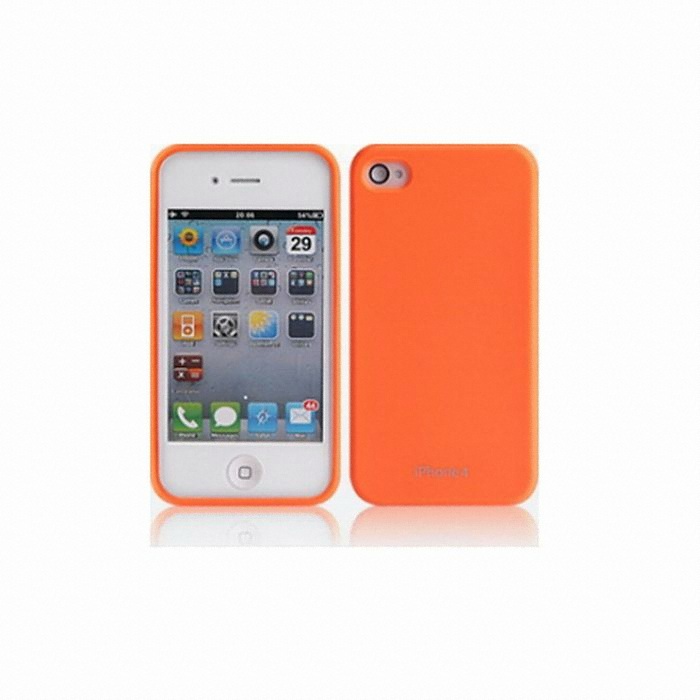 폰코디 아이폰4 클론 TPU 케이스[오렌지] (아이폰4)