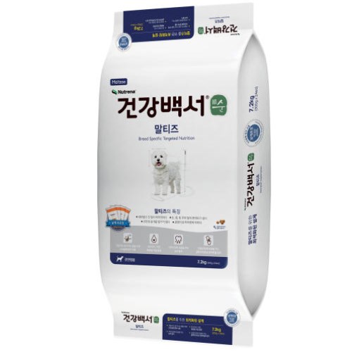 뉴트리나 독 건강백서 순 말티즈 7.2kg이미지입니다. 누르면 해당 게시물로 새창이동합니다.