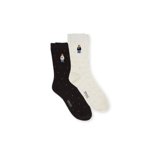 후아유 여성 2PACK Steve Dot Socks WHAYG1121A_이미지