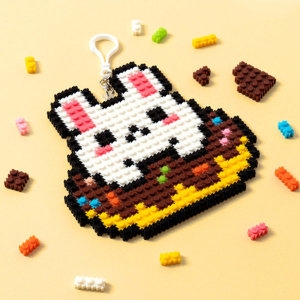 [불명] 8mm 디폼블럭 동물 도넛 토끼   어린이 초등 DIY