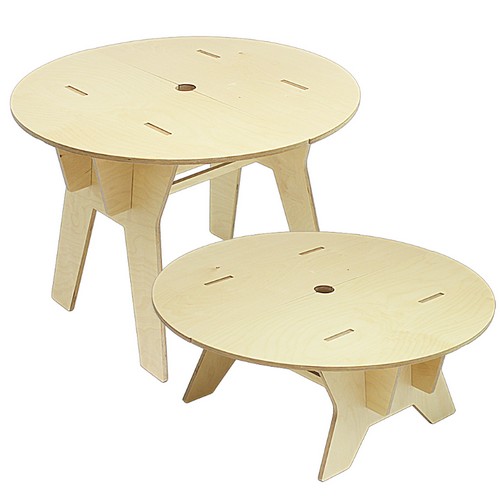 모노포레 우드 파라솔테이블