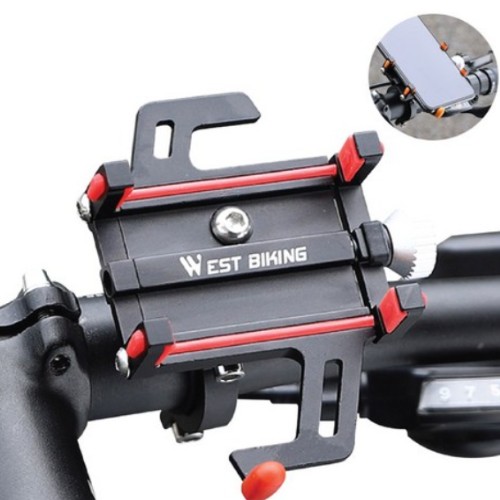 웨스트바이킹 시그니처베이지 스마트폰 거치대 YPZ066 (레드)