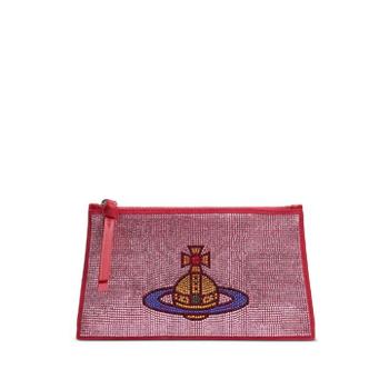 비비안웨스트우드 구체 체인 레더 클러치 5B01000DWC007JG101 TP4510370