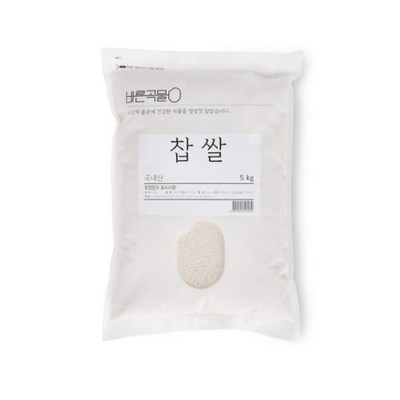 바른곡물 국산 찹쌀 (5kg,4개)