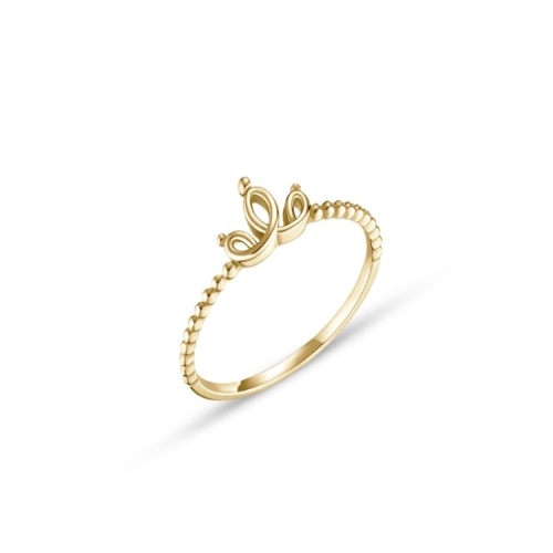 미니골드 럭키타임 왕관 반지 RTRM4090