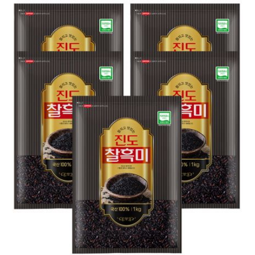 이푸른 진도 찰흑미 1kg (5개)_이미지