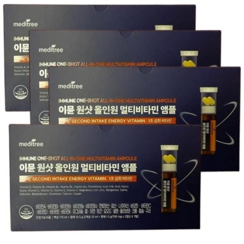 메디트리 이뮨 원샷 올인원 멀티비타민 앰플 7병 (4개)