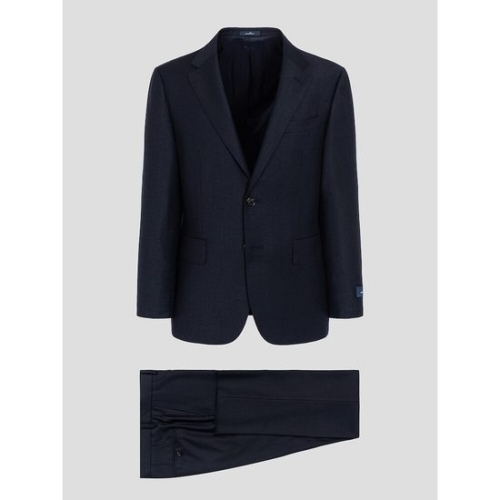 로가디스 COUTURE 울 캐시미어 미니멀 루즈 핏 수트 세트 네이비 PS00136598R_이미지