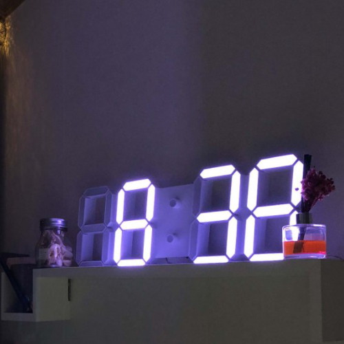 LED GPS 전파 벽시계 KMG-3DBW