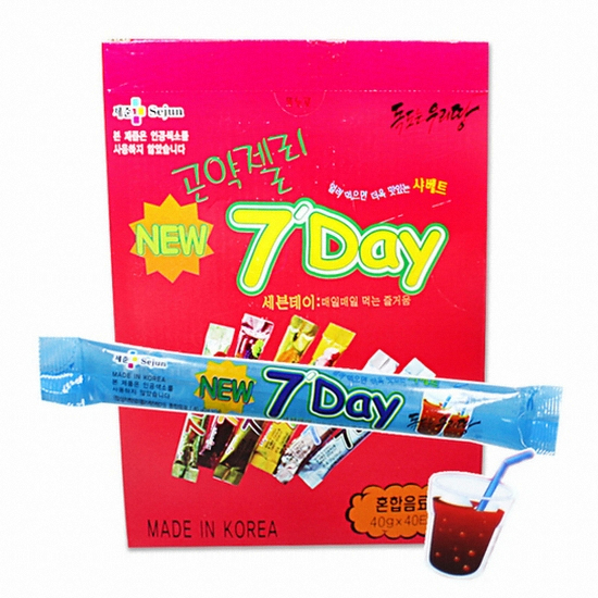 세준 곤약젤리 세븐데이 콜라맛 40g (35개)