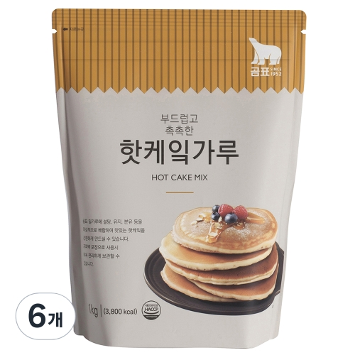 곰표 핫케잌가루 1kg 6개_이미지