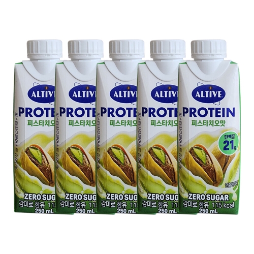 CJ제일제당 얼티브 프로틴 피스타치오맛 250ml (5개)_이미지