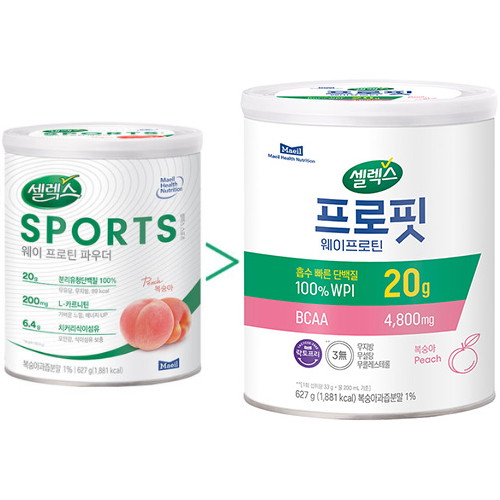 셀렉스 프로핏 웨이 프로틴 복숭아 627g (6개)_이미지