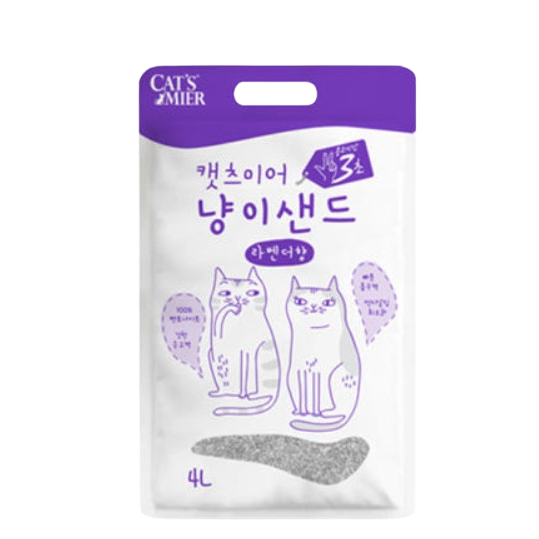 캣츠미어 냥이샌드 라벤더향 4L[6개]