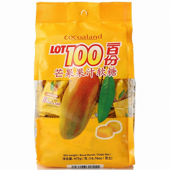 코코아랜드 LOT 100 구미 망고 젤리 475g (1개)_이미지
