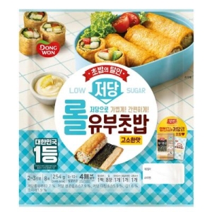 동원F&B 저당 롤 유부초밥 254g이미지입니다. 누르면 해당 게시물로 새창이동합니다.