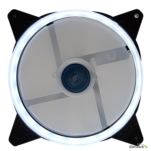 COOLERTEC USB-14025 LED RING WHITE(DUO)_이미지