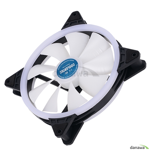 COOLERTEC USB-14025 LED RING WHITE(DUO)_이미지