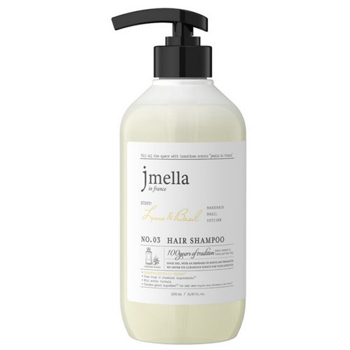 지피클럽 제이멜라 인 프랑스 라임 앤 바질 헤어 샴푸 1000ml