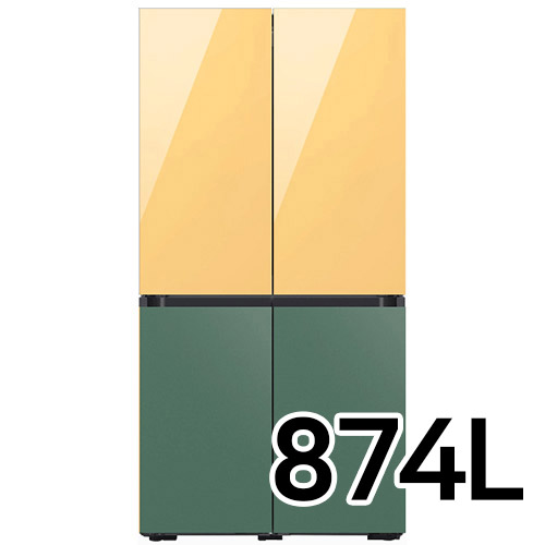 삼성전자 비스포크 글램 RF85C90J1 (썬옐로우+그리너리)_이미지