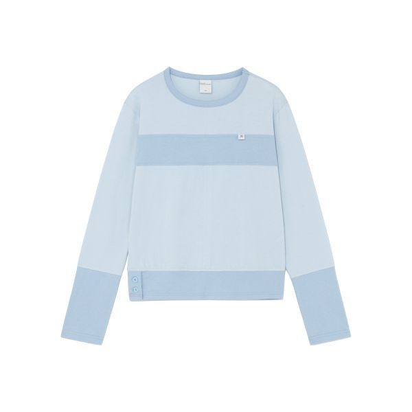ltgt 더골디스트모먼트 w TCM color block line long s리 LEEve sky blue 26012636..