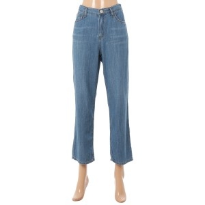 Ab.f.z 반밴딩 써머데님와이드바지 APX3QE31H