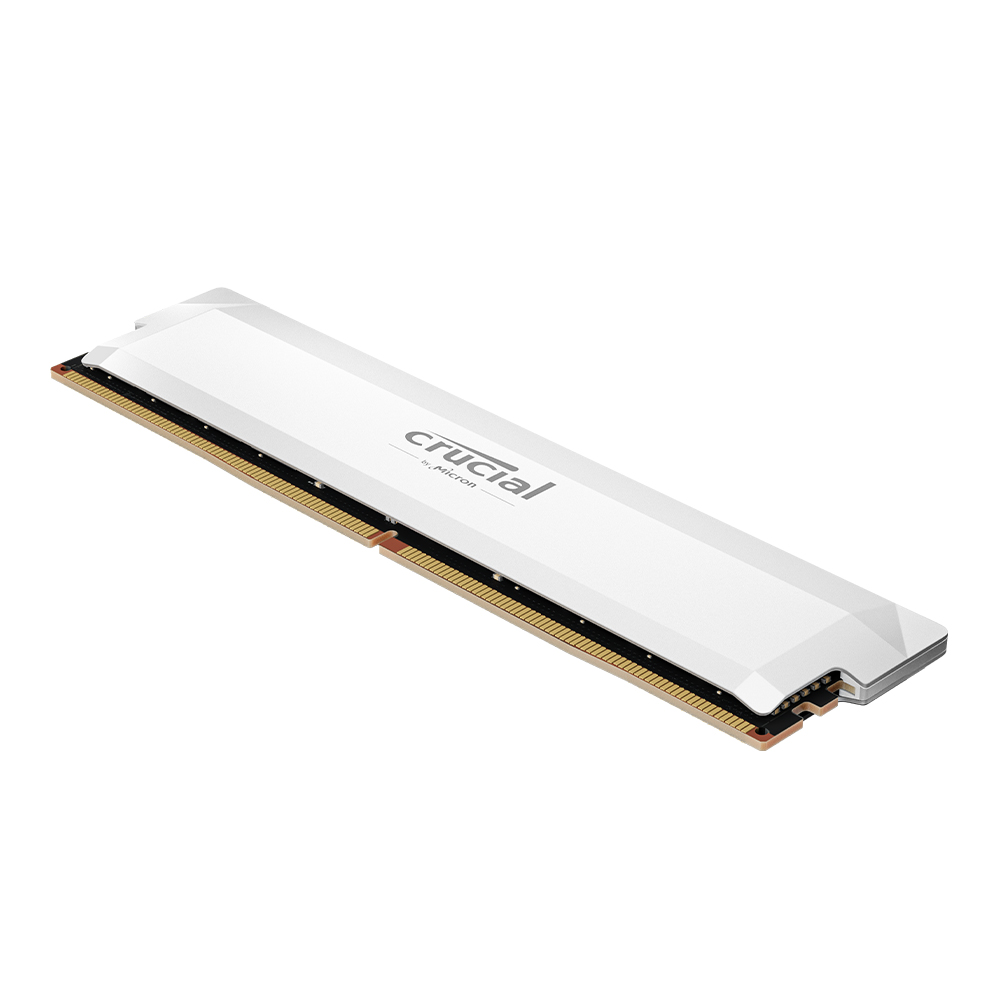 마이크론 Crucial DDR5-6400 CL38 PRO Overclocking White 패키지 대원씨티에스 (32GB(16Gx2))_이미지