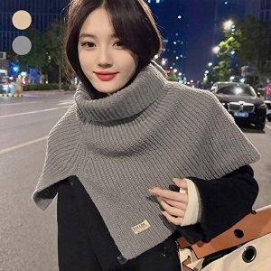 셀러허브 JHQS87KW_4B머플러 외출 숄 겨울 패션 여성 하이넥